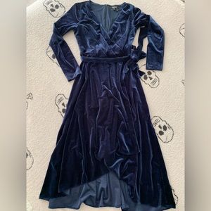 DKNY Velvet Wrap Dress